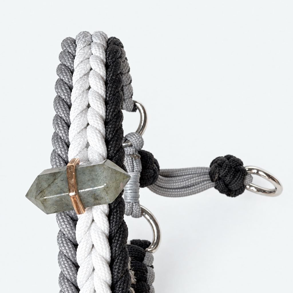 KANSHO Guardian of the West Handmade Labradorite Collar