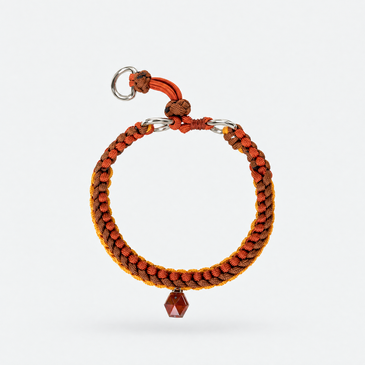 KANSHO Guardian of the South Red Jasper Handmade Sunstone Collar