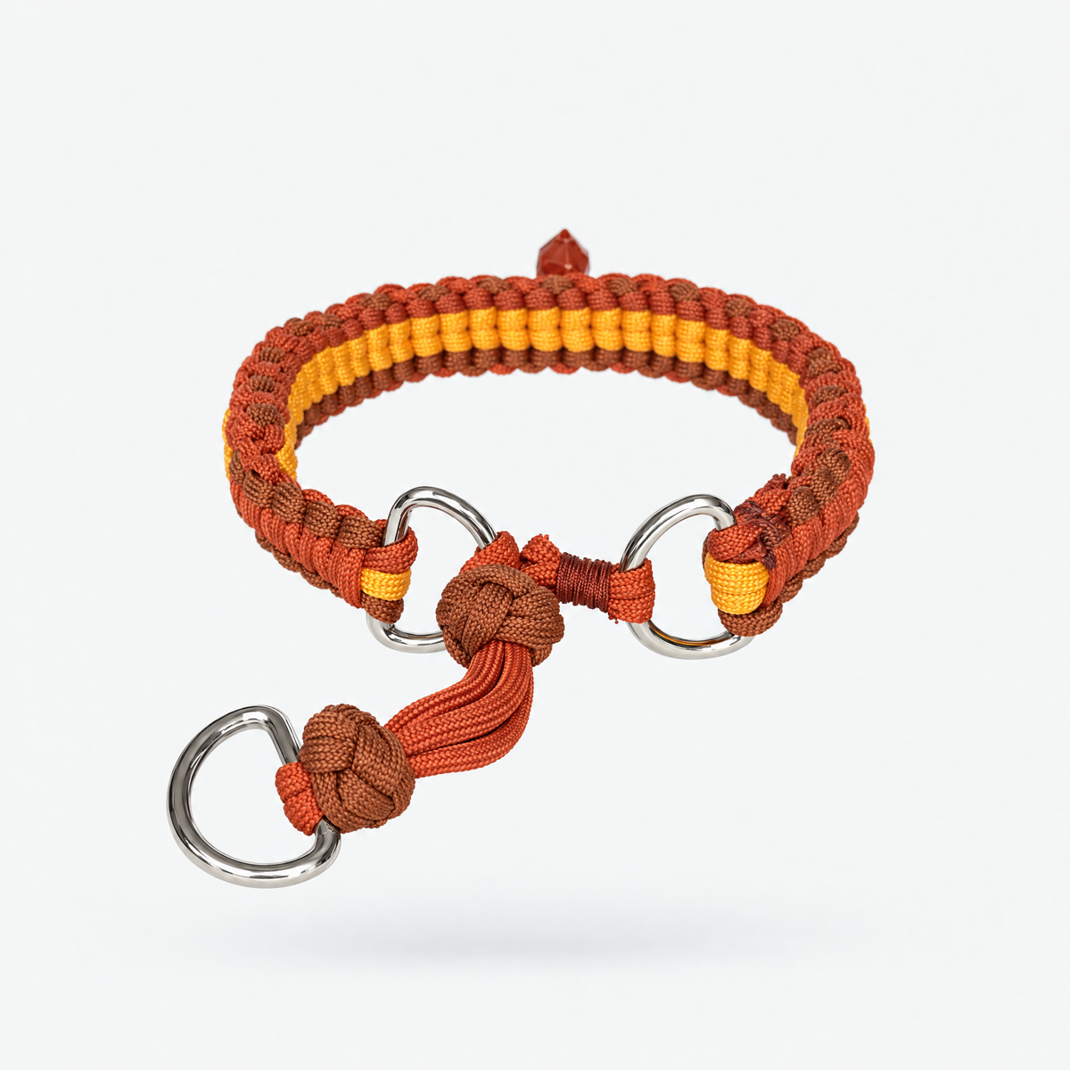 KANSHO Guardian of the South Red Jasper Handmade Sunstone Collar