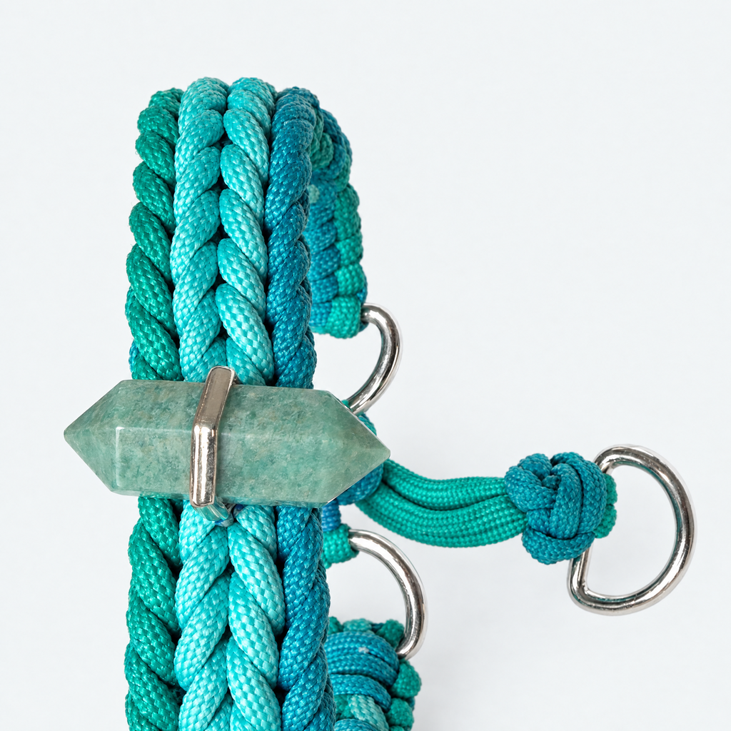 KANSHO Guardian of the East Handmade Amazonite Collar