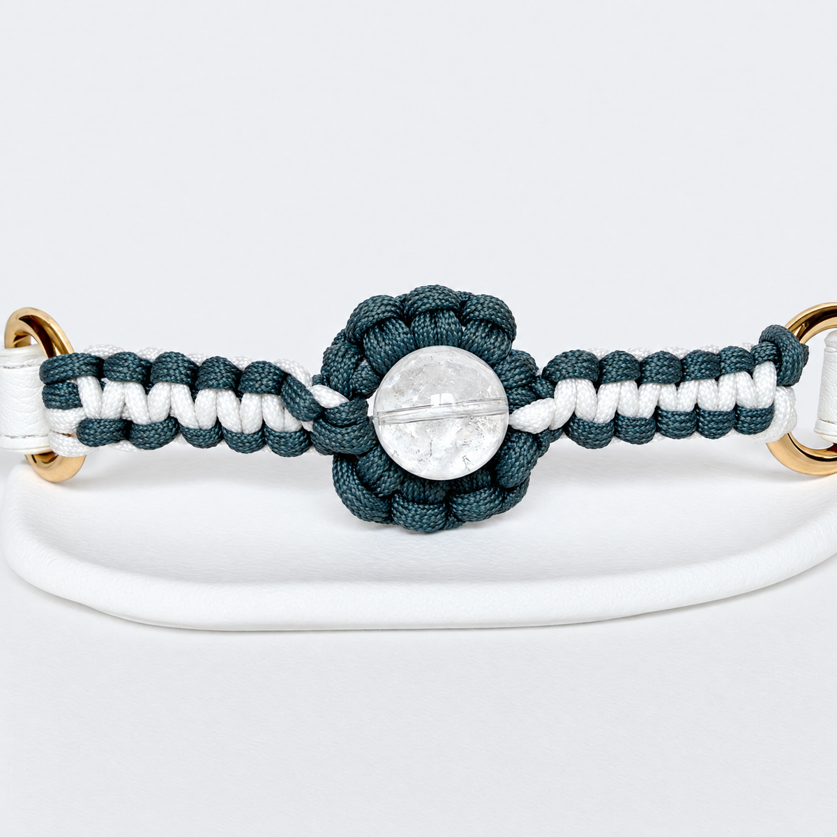 KANSHO Metal Element Handmade Clear Quartz Collar