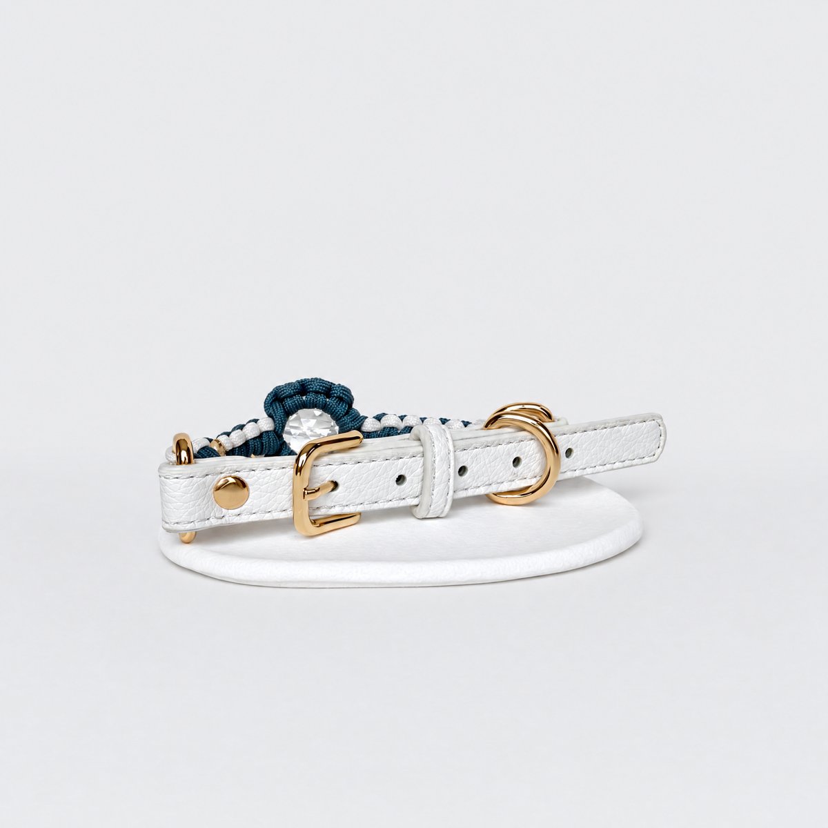 KANSHO Metal Element Handmade Clear Quartz Collar