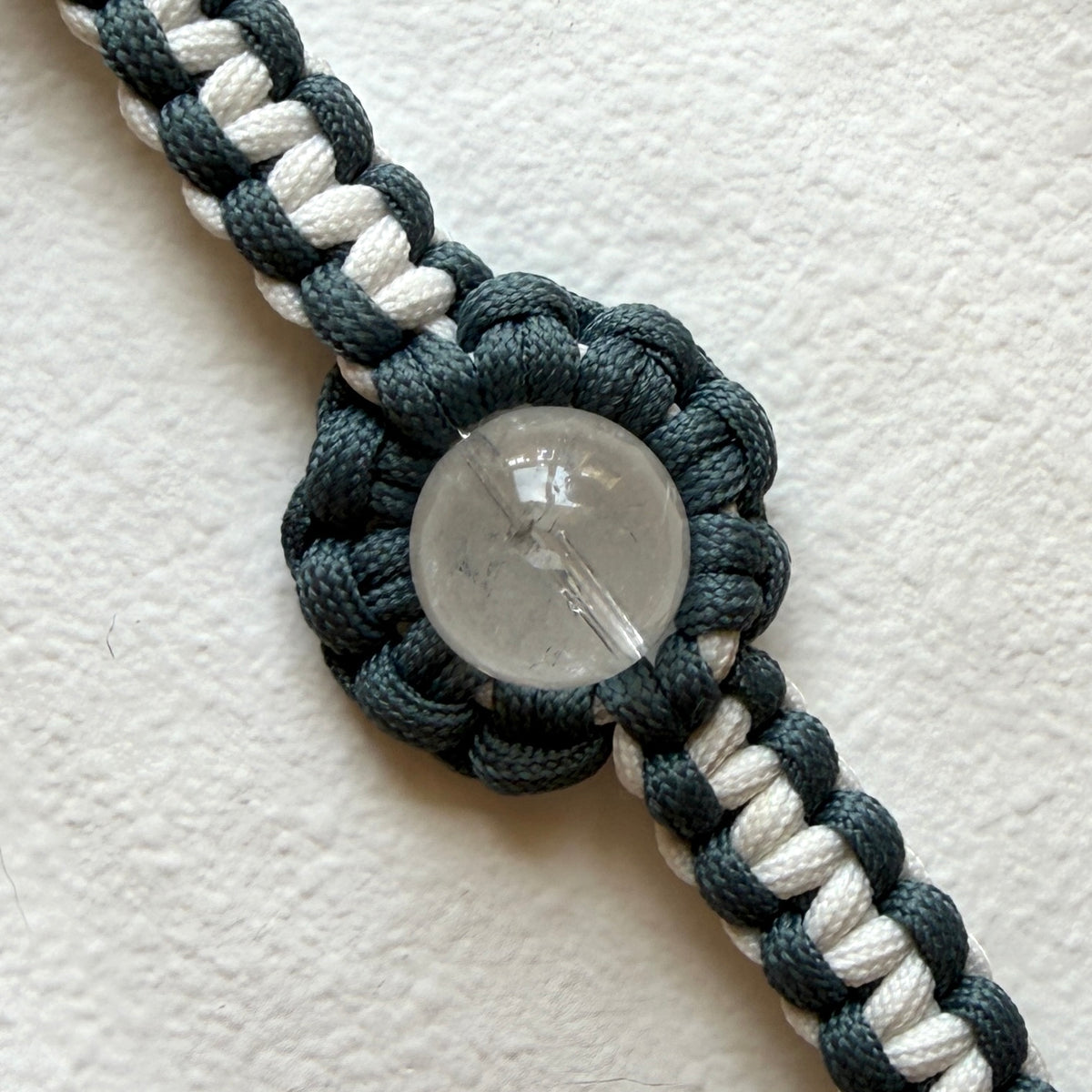 KANSHO Metal Element Handmade Clear Quartz Collar